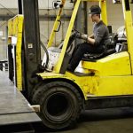 Forklift operator
